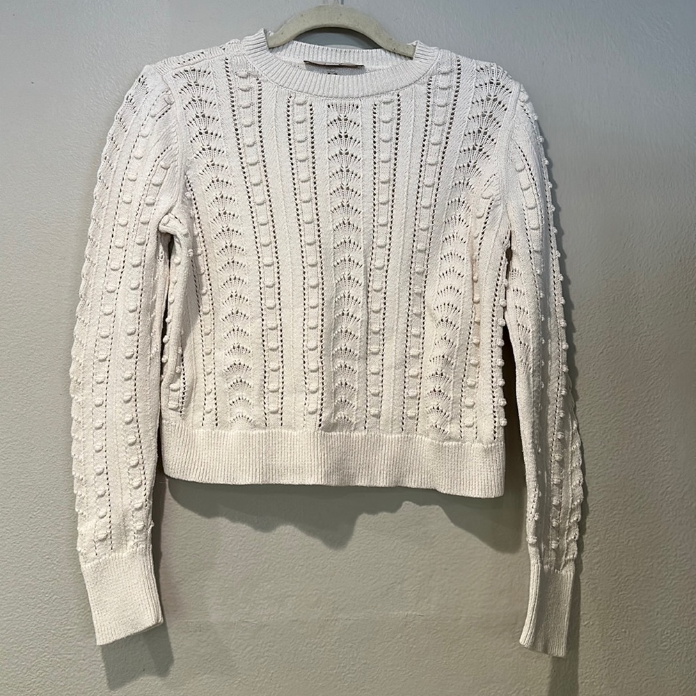 Ann Taylor | 100% Cotton | Knit Crew Neck Sweater | Medium